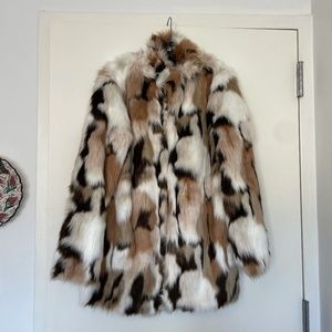Faux fur jacket